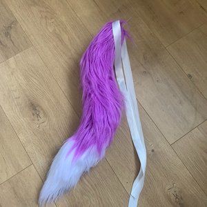 Purple Cosplay Fox Tail